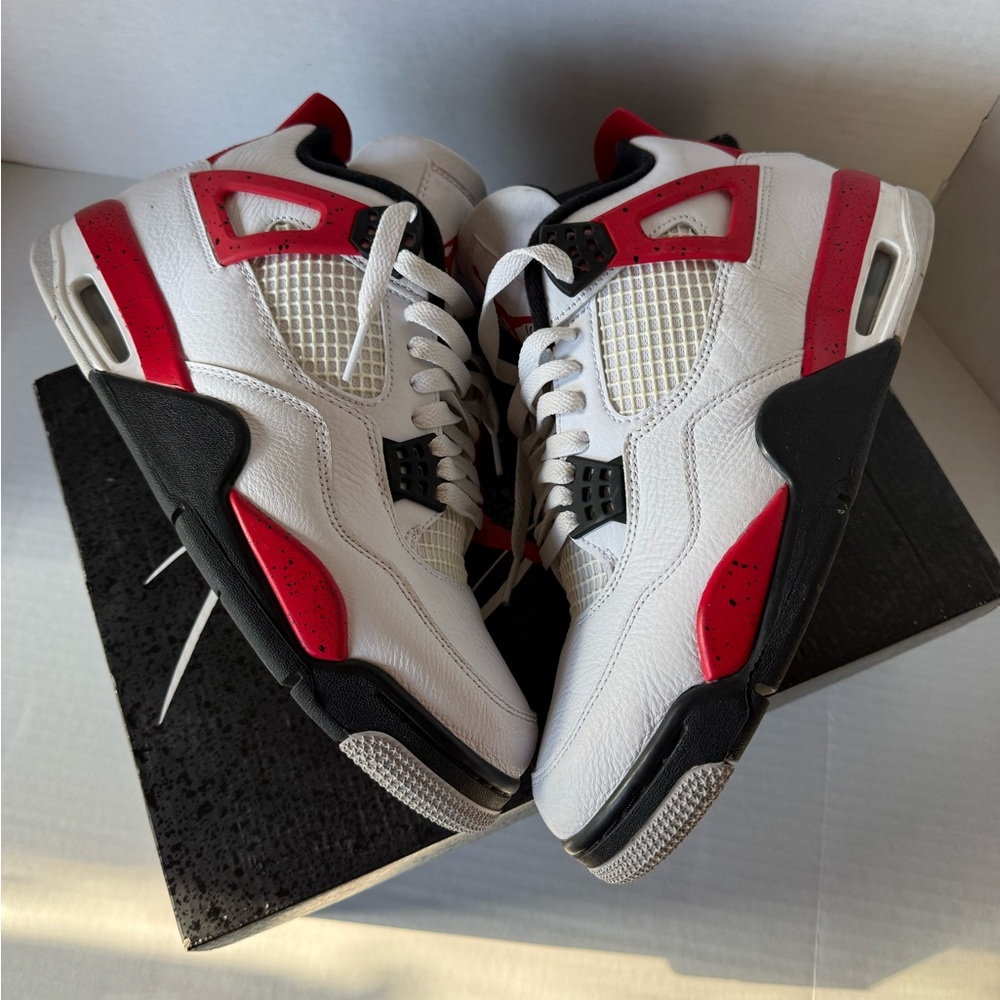 Nike White and Red Sneakers - Picture 4 of 5